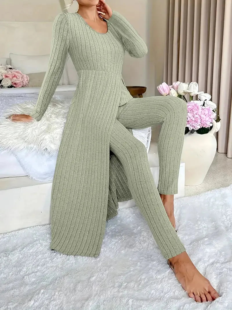 Lush Ease Knit Lounge Set