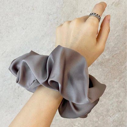Oversized Silk Scrunchies – Luxurious Chiffon Elastic Hair Ties