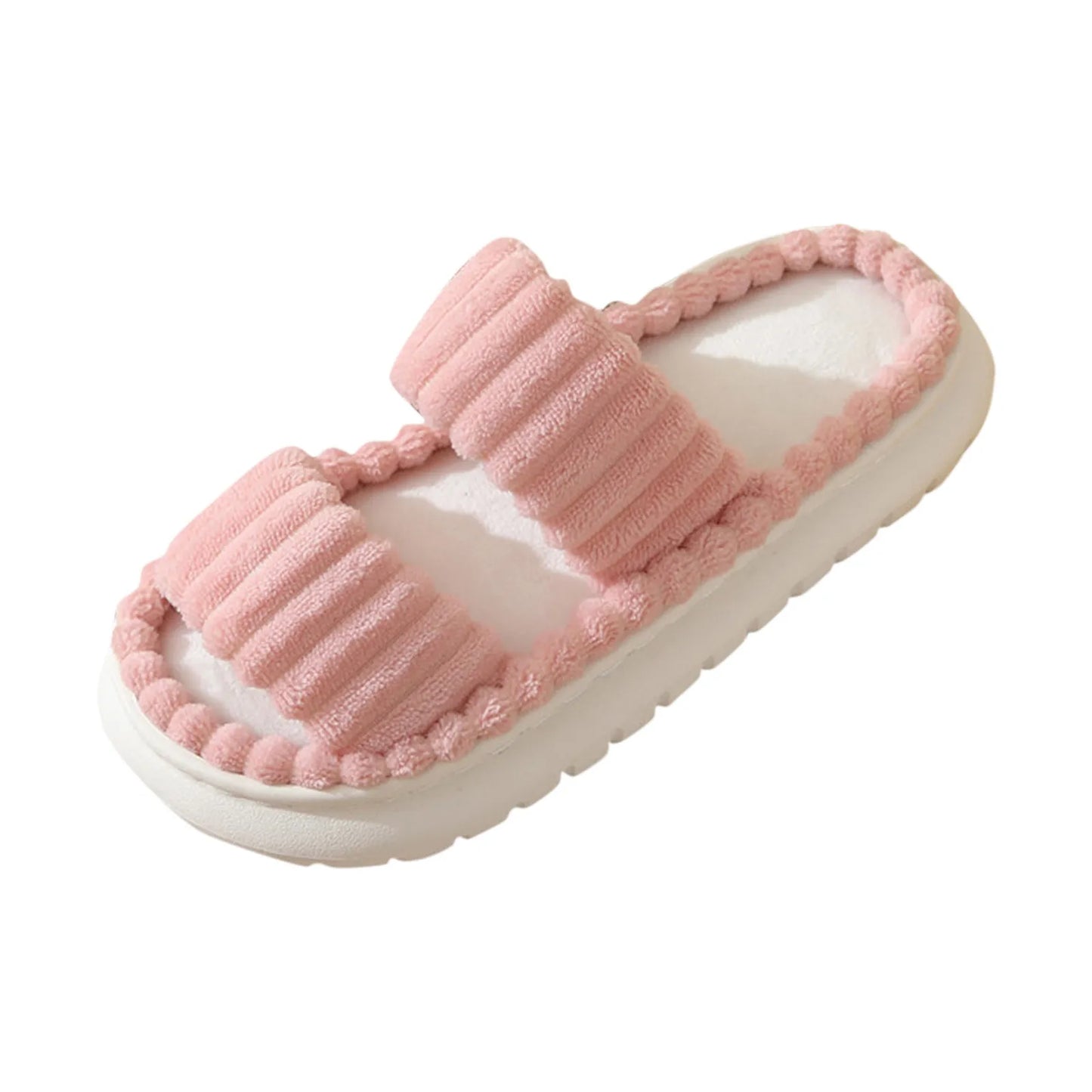 Autumn Slippers Open-Toe Cross Band