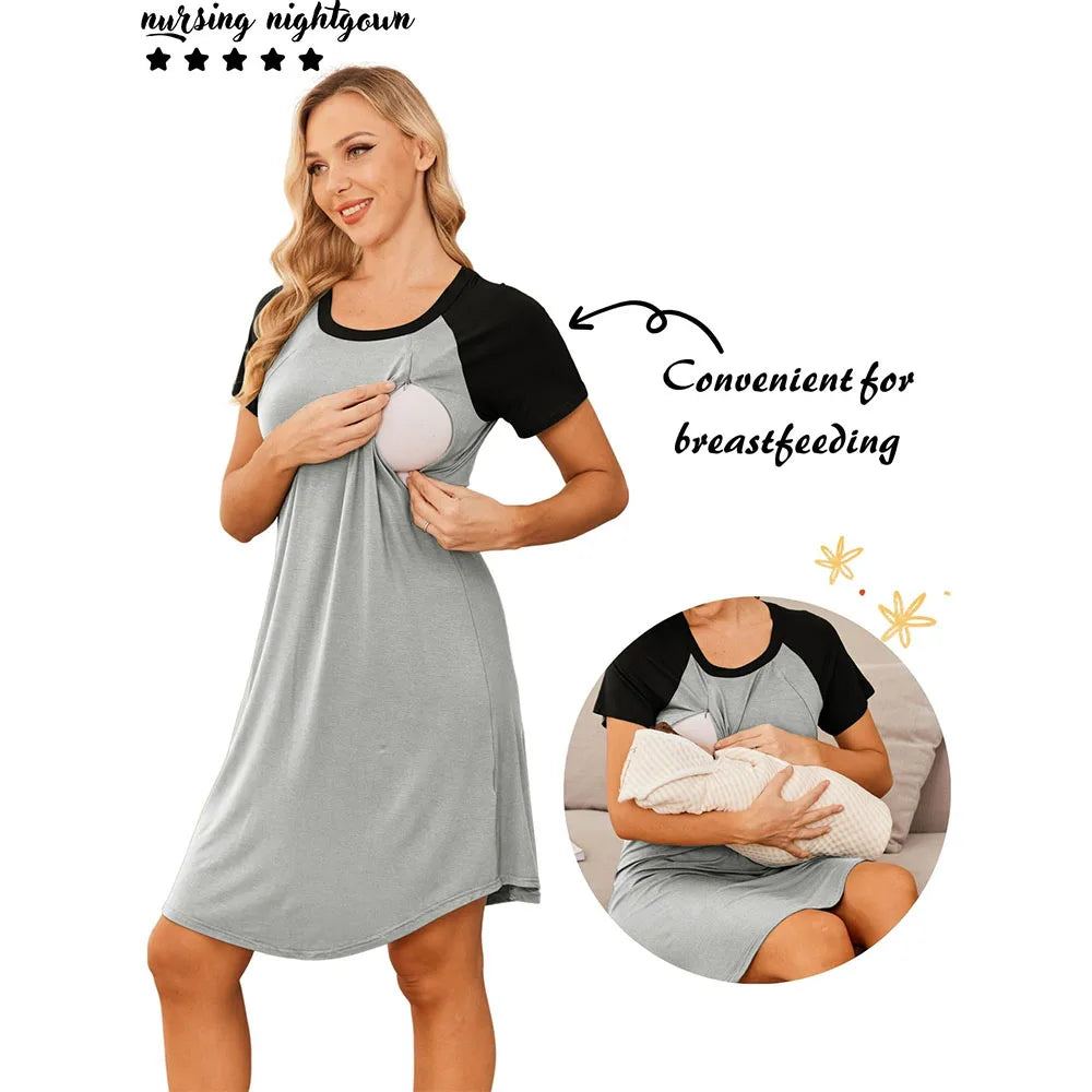 Lush Bloom Nursing Gown
