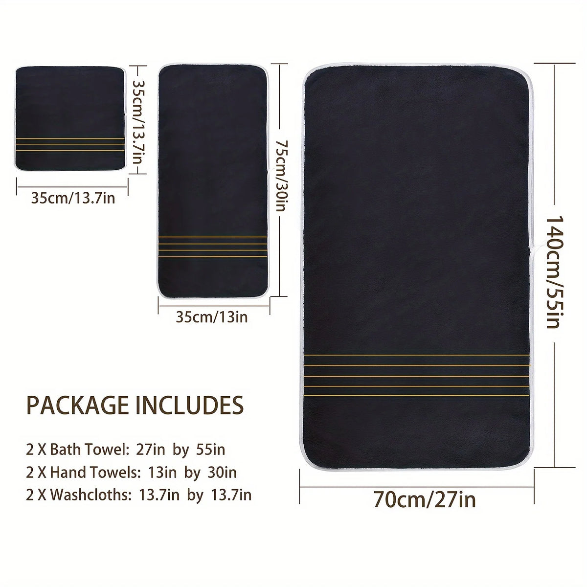 Lush Luxe Bath Towel Set