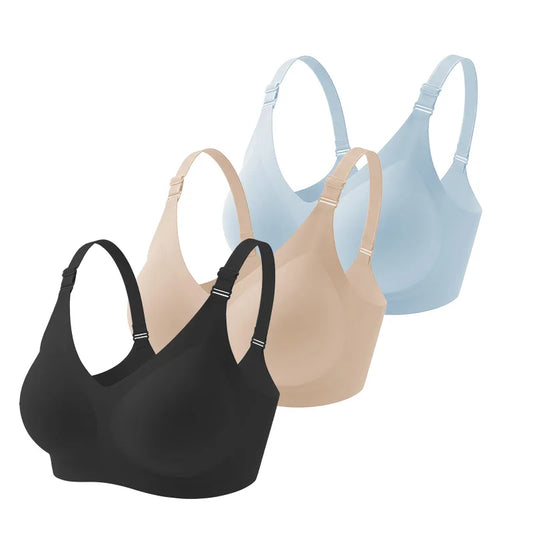 Lush Bloom Seamless Nursing Bra 3-Pack.
