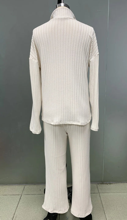 Warm zipper lounge set
