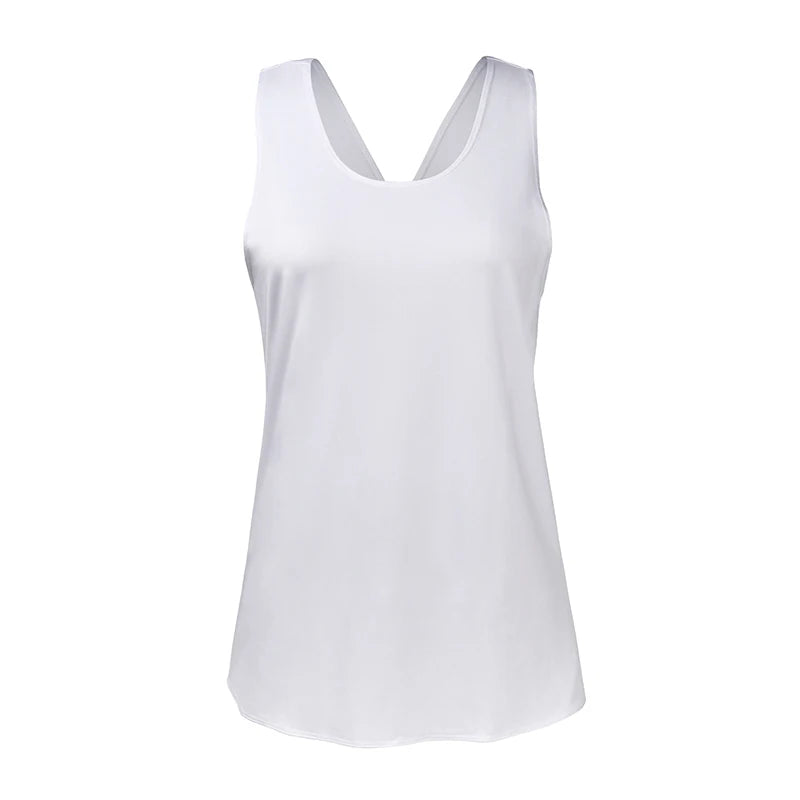 Seamless Cross-Back Yoga Shirt – Breathable & Quick-Dry