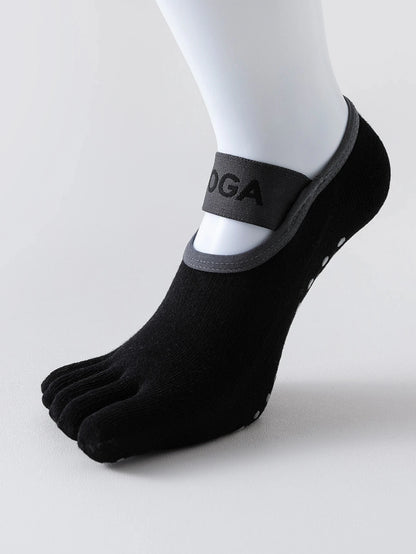 Anti-Slip 5-Toe Pilates & Yoga Socks