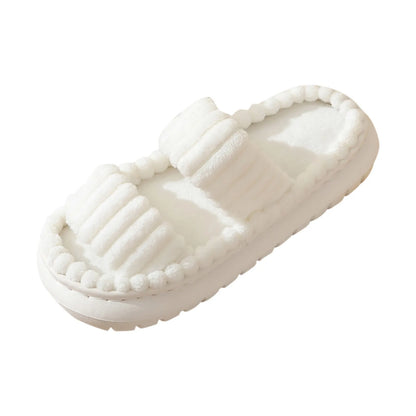 Autumn Slippers Open-Toe Cross Band