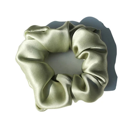 100% Pure Mulberry Silk Large Scrunchies