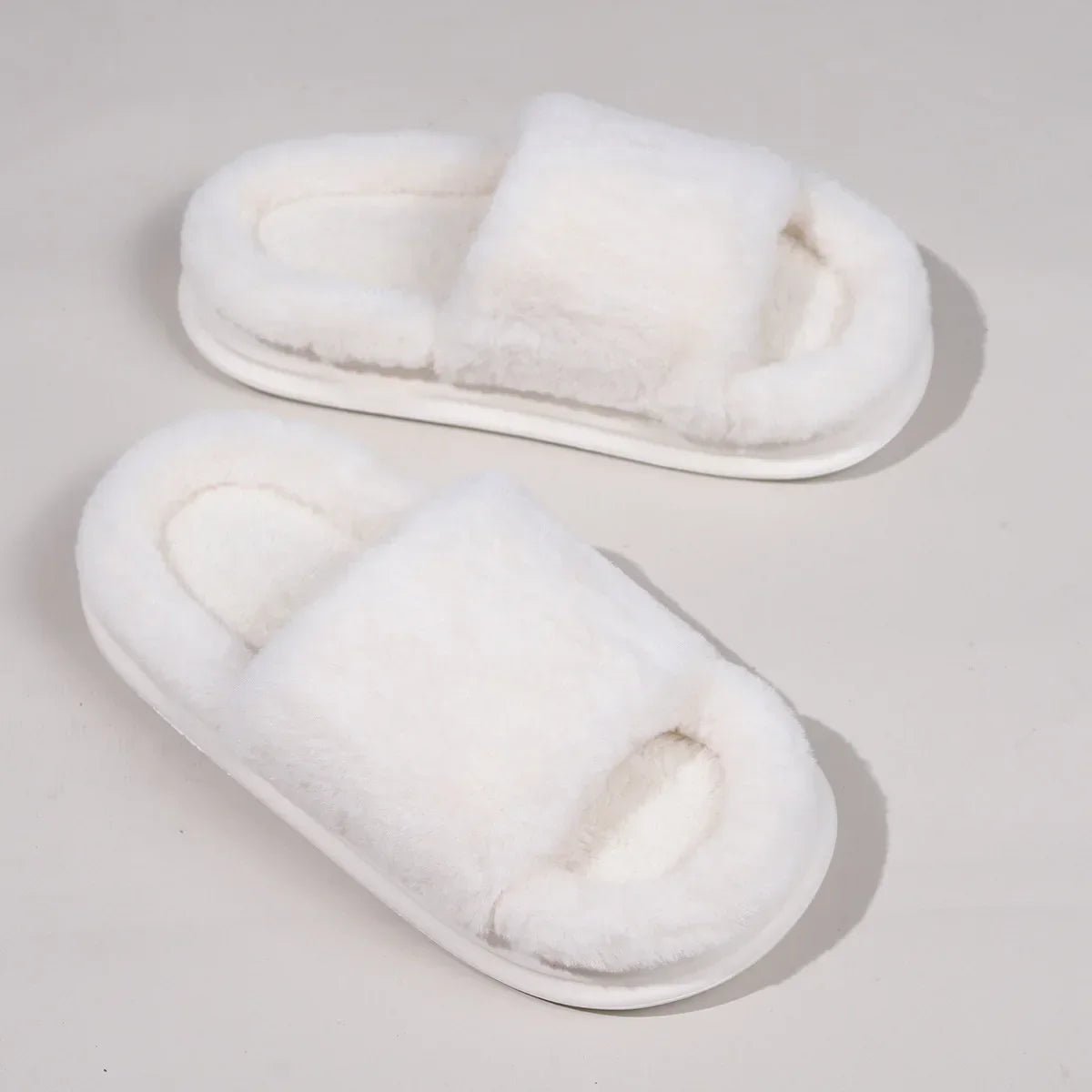Ultra Soft Cloud Cotton Plush Slippers