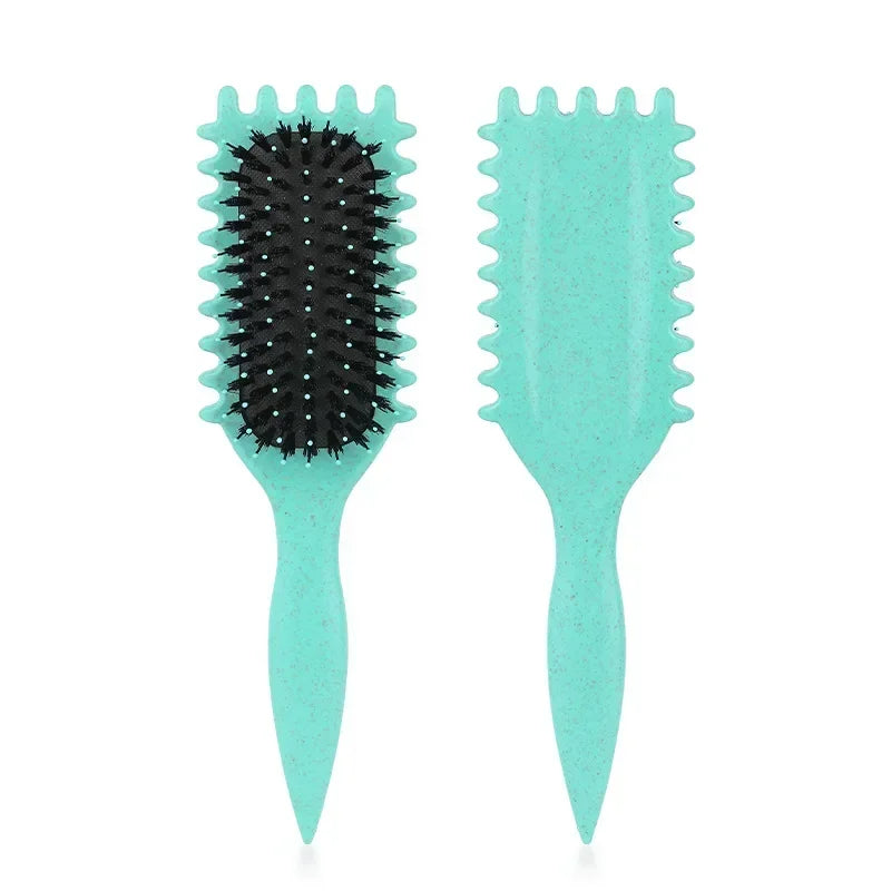 Curly Hair Definition Styler Soft Bristle Brush