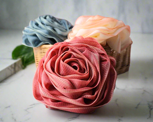 Lush Rose Bath Puff