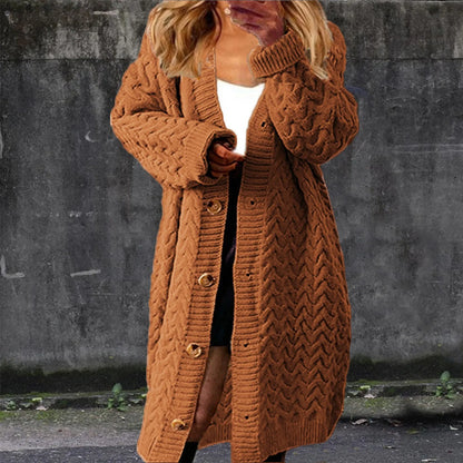 Cozy Autumn Oversize Knit Cardigan