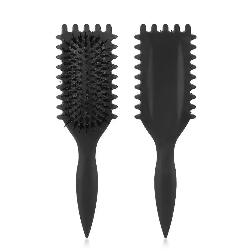 Curly Hair Definition Styler Soft Bristle Brush
