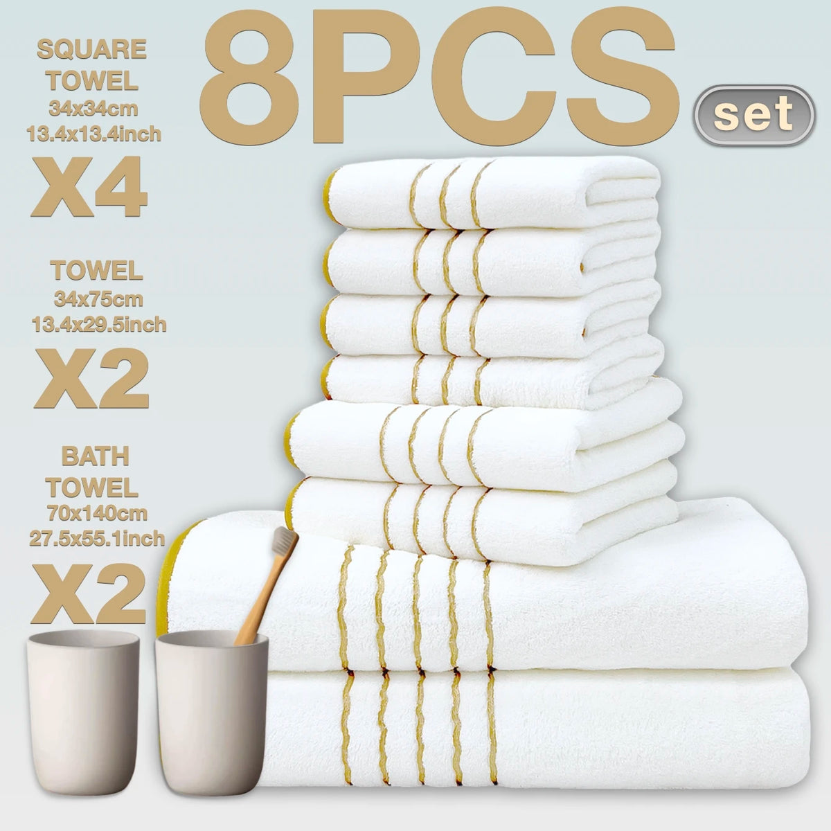 Lush Luxe Bath Towel Set