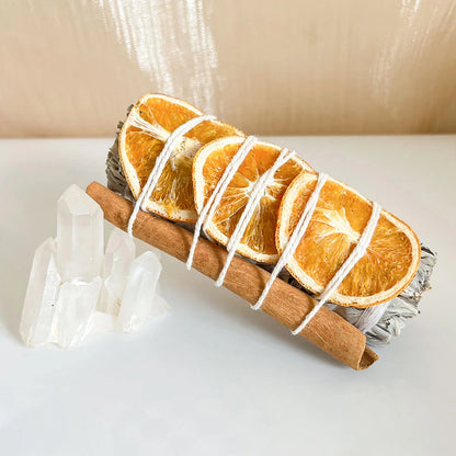 Lychee Life Orange Flakes Flowers Incense Stick Sage