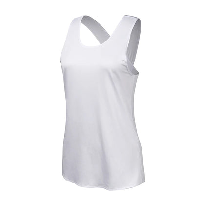 Seamless Cross-Back Yoga Shirt – Breathable & Quick-Dry