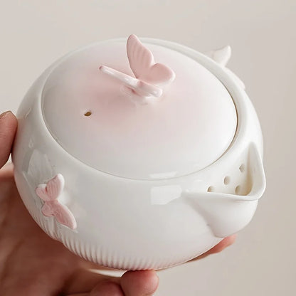 Butterfly tea set