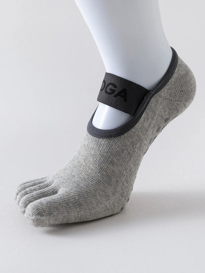 Anti-Slip 5-Toe Pilates & Yoga Socks