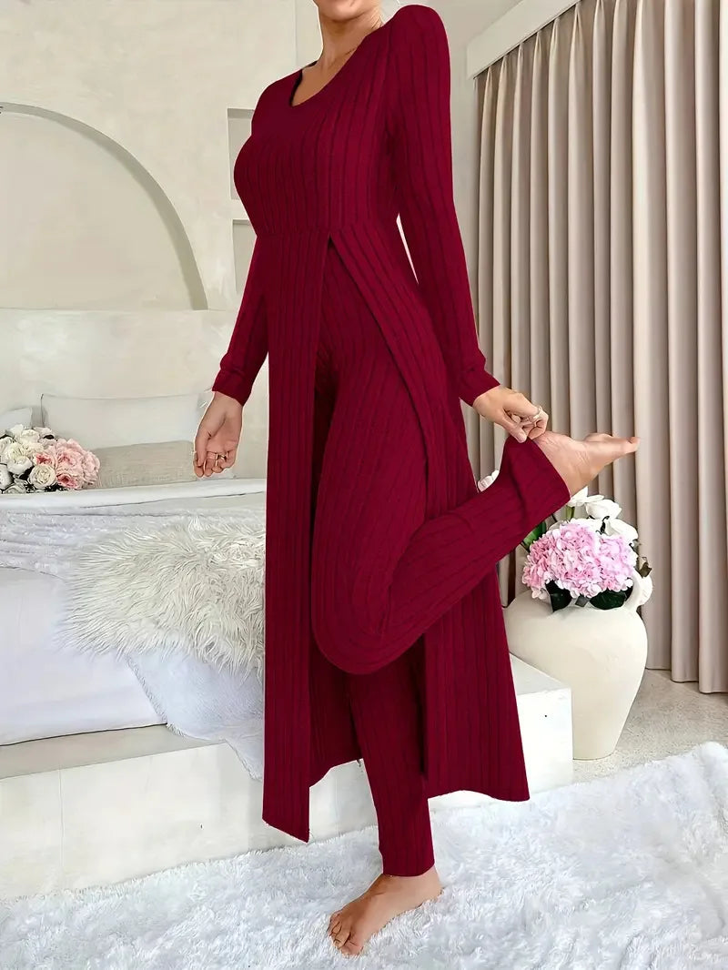 Lush Ease Knit Lounge Set