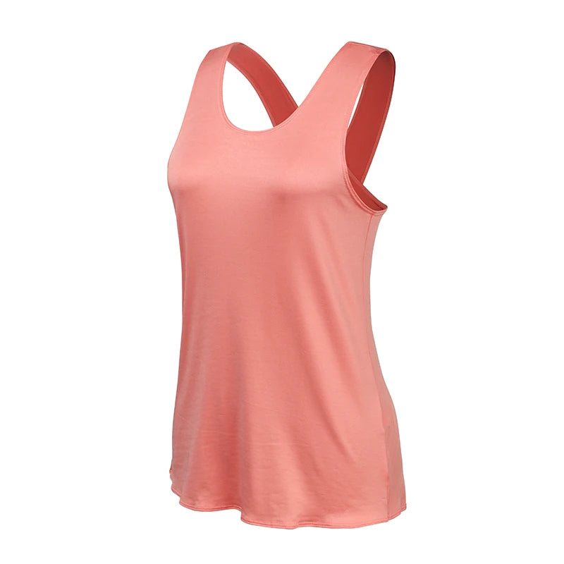 Seamless Cross-Back Yoga Shirt – Breathable & Quick-Dry