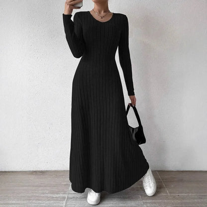 Knitted Long Sleeve Dress