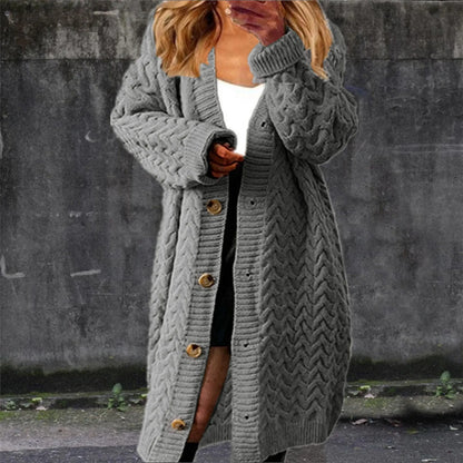 Cozy Autumn Oversize Knit Cardigan