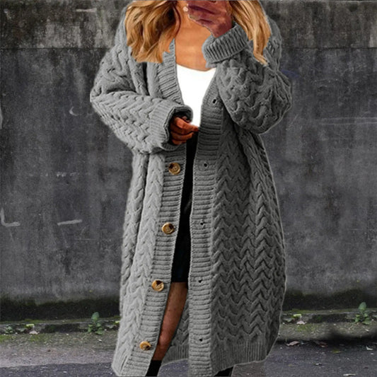 Cozy Autumn Oversize Knit Cardigan