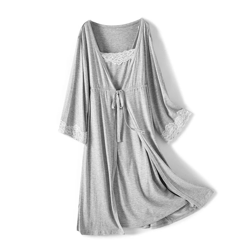 Lush Bloom Nursing Robe & Gown Set