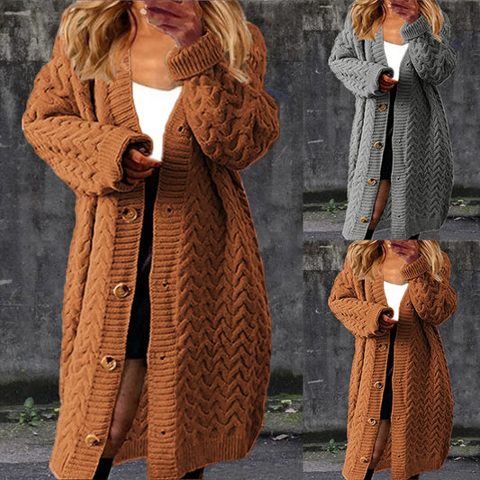 Cozy Autumn Oversize Knit Cardigan