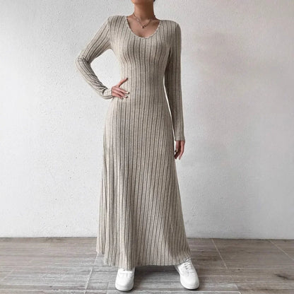 Knitted Long Sleeve Dress