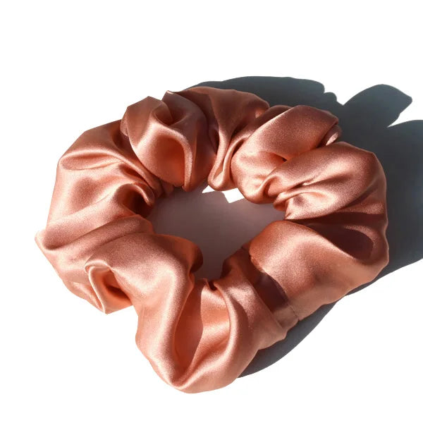100% Pure Mulberry Silk Large Scrunchies