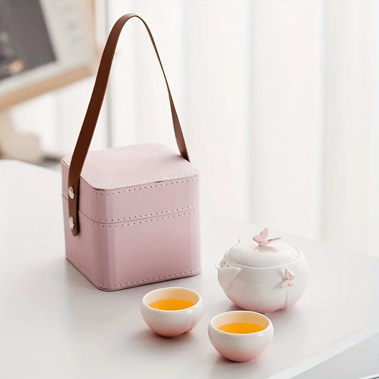 Butterfly tea set