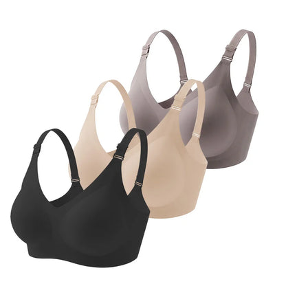 Lush Bloom Seamless Nursing Bra 3-Pack.