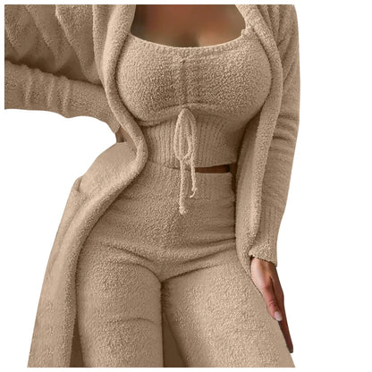 Cozy 3 Pc Teddy Loungewear