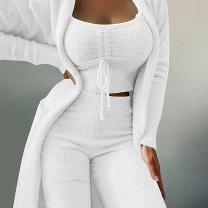 Cozy 3 Pc Teddy Loungewear
