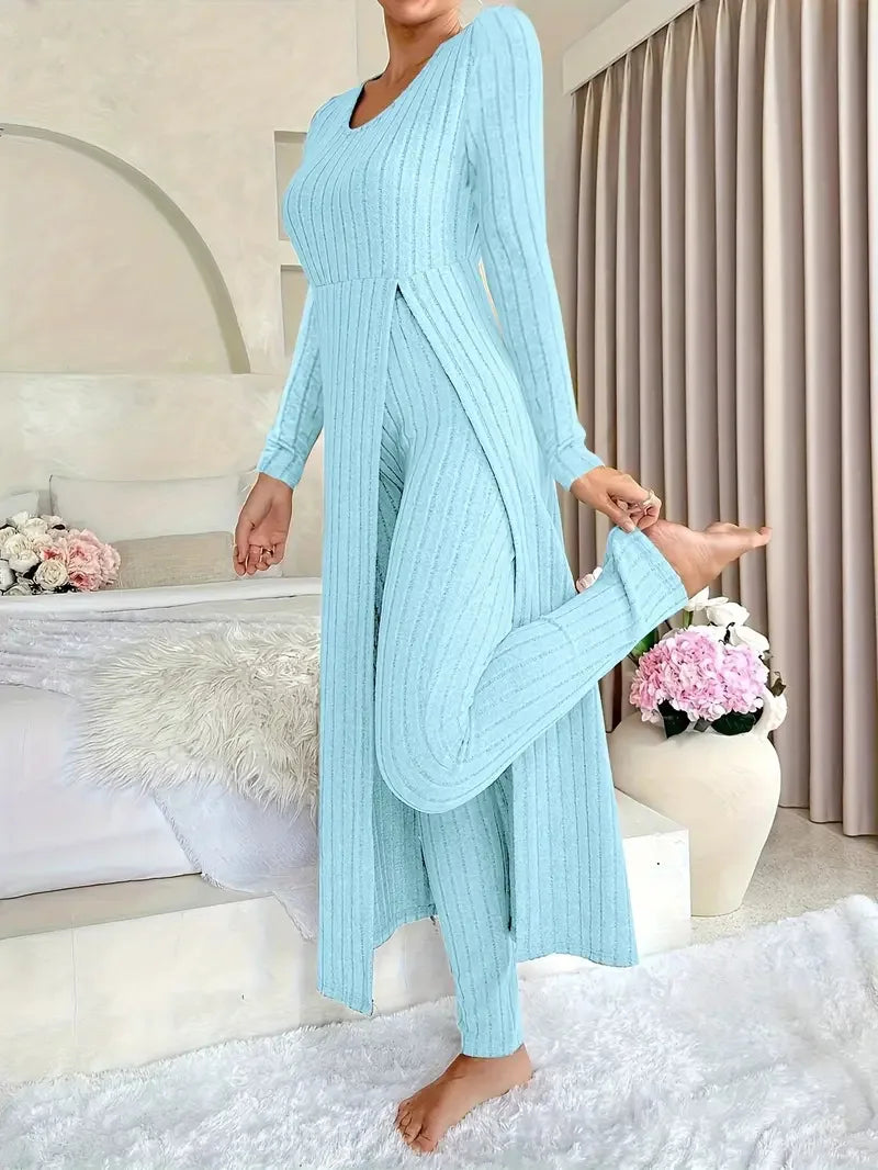 Lush Ease Knit Lounge Set