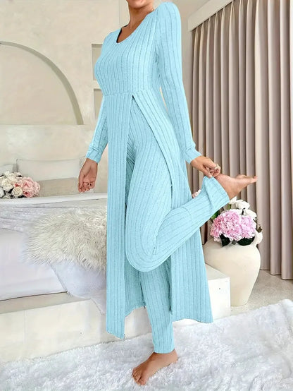 Lush Ease Knit Lounge Set