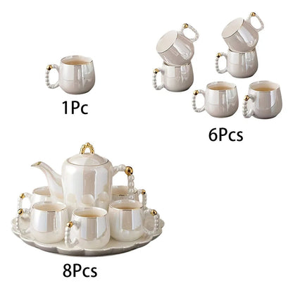 Pearl Glazed Tea Set