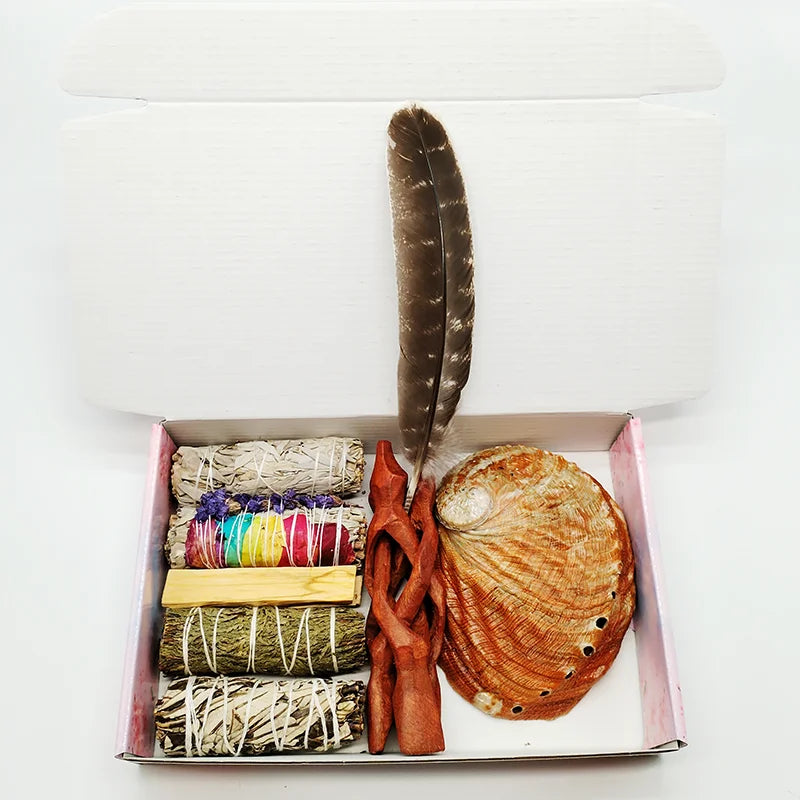 Home Cleansing & Smudging Kit with White Sage
