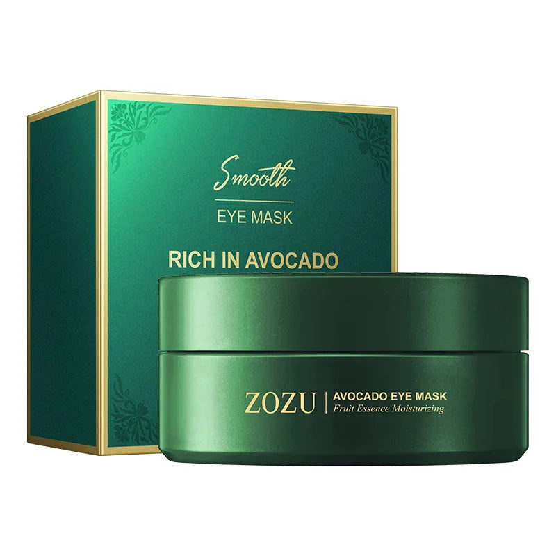 Avocado Eye Mask Patches – 60pcs, Hydrating & Rejuvenating