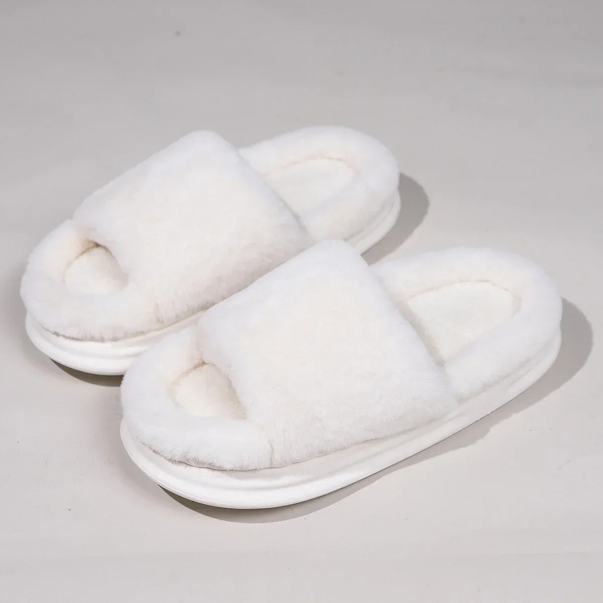 Ultra Soft Cloud Cotton Plush Slippers