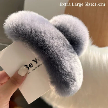 Plush Fur Hair Claw Clip