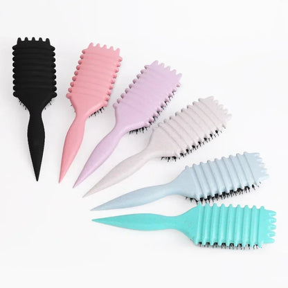 Curly Hair Definition Styler Soft Bristle Brush