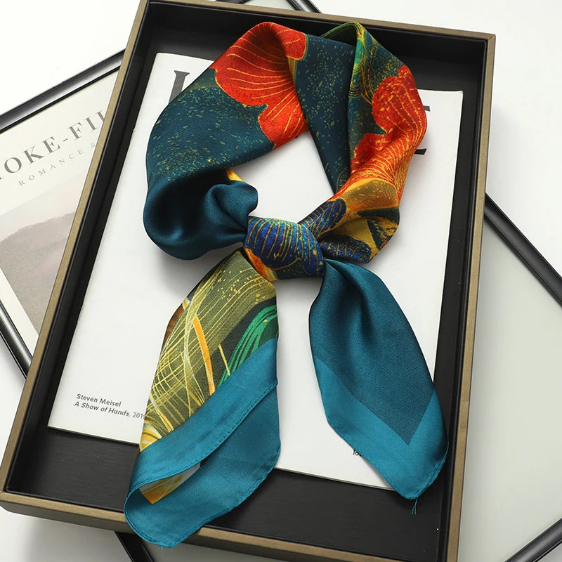 Silk Hair & Head Scarf