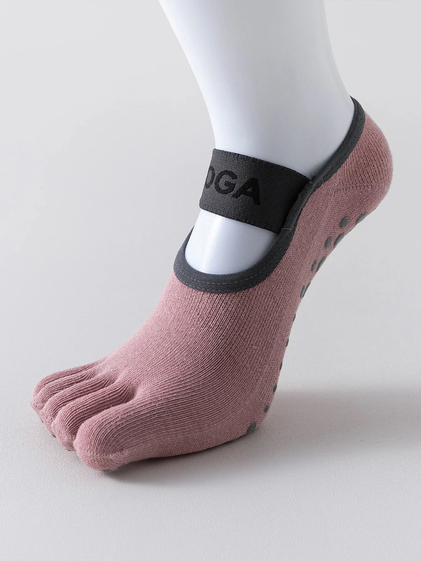 Anti-Slip 5-Toe Pilates & Yoga Socks