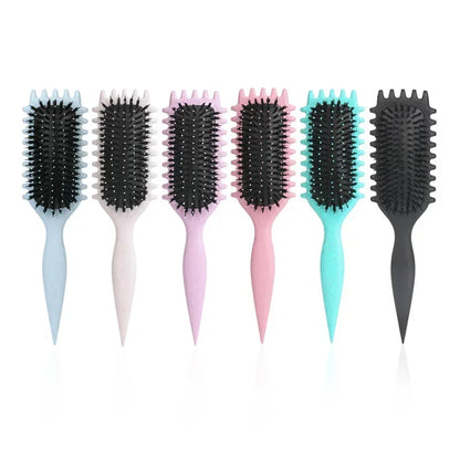 Curly Hair Definition Styler Soft Bristle Brush