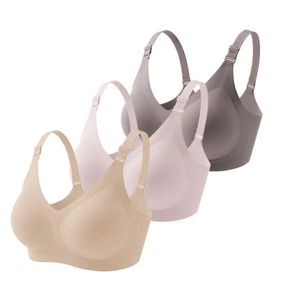 Lush Bloom Seamless Nursing Bra 3-Pack.