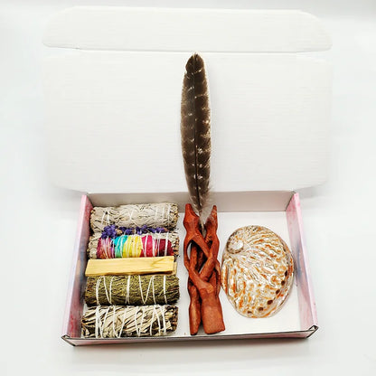 Home Cleansing & Smudging Kit with White Sage