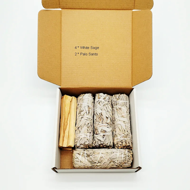 Home Cleansing & Smudging Kit with White Sage