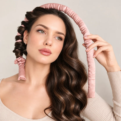 Satin Sleep Heatless Curls
