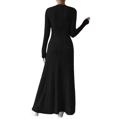 Knitted Long Sleeve Dress